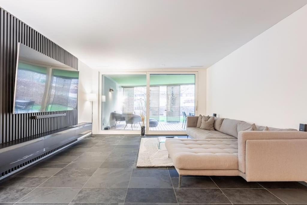 Luxus Wohnung Mit Garten Zürich Exterior foto